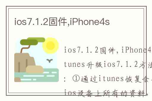 ios7.1.2固件,iPhone4s