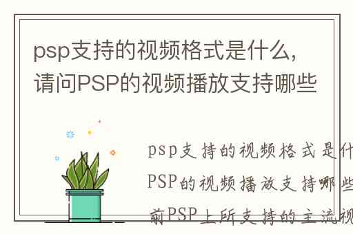 psp支持的视频格式是什么,请问PSP的视频播放支持哪些格式