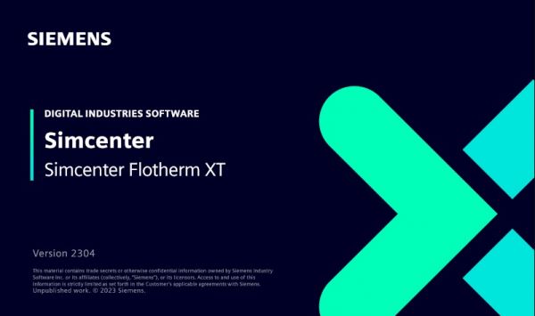 Siemens Simcenter Flotherm XT 2304.0 免费授权激活版(附教程) Win64