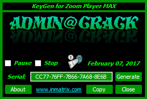 万能DVD播放器 Zoom Player MAX 汉化补丁 v19.0 Beta 1 绿色版 附教程