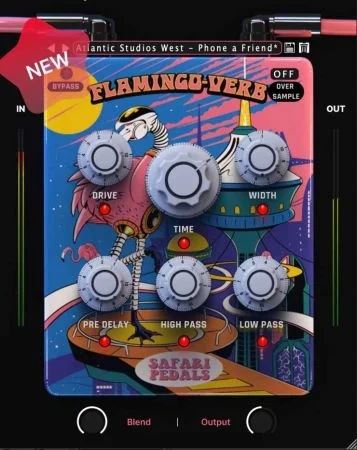狂野混响插件 Safari Pedals Flamingo Verb v1.13.6 Win/Mac直装破解版