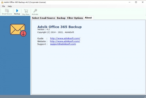 Office365备份工具Advik Office 365 Backup破解补丁 v4.2 附激活教程