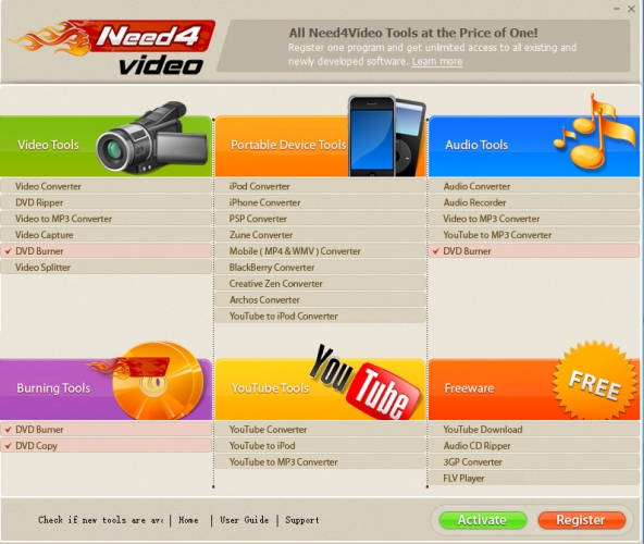 Need4 DVD Burner(光盘刻录工具) v6.2.0.1 官方安装版