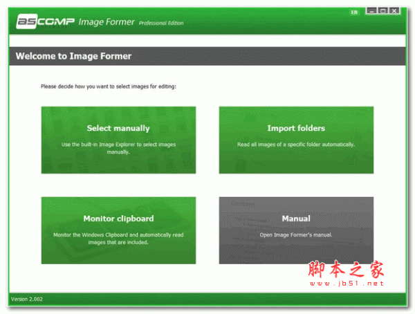 ASCOMP Image Former(图片处理软件) v2.002 安装版