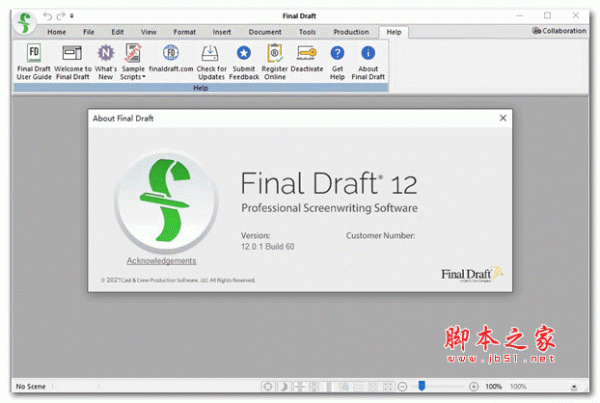 final draft 12 剧本文件处理工具 v12.0.10 Build 111 免费安装版(附安装教程)