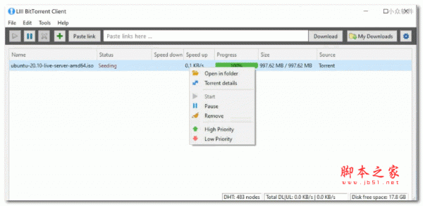 LIII BitTorrent Client(开源文件器) v0.1.1.5 官方绿色版 32/64位