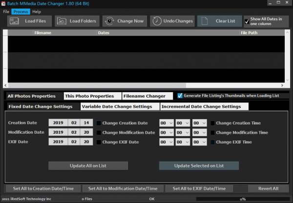 Batch MMedia Date Changer(文件日期修改工具) v1.80 官方版