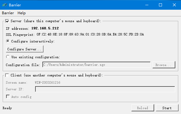 Barrier(KVM切换器) v2.3.3 官方版