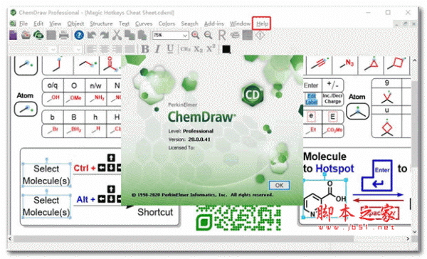 ChemDraw pro20化学绘图软件 v20.0.0.41 破解免费版(免激活码)