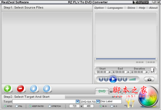 RZ Flv To DVD Converter(Flv转DVD格式软件) v15.0 免费安装版