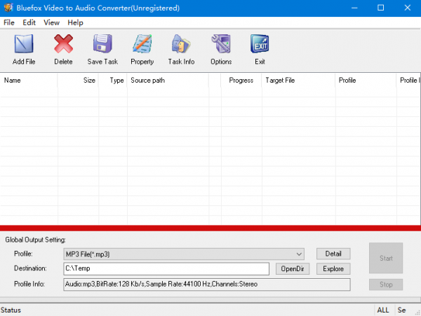 Bluefox Video to Audio Converter(视频音频转换器) v3.01 官方版
