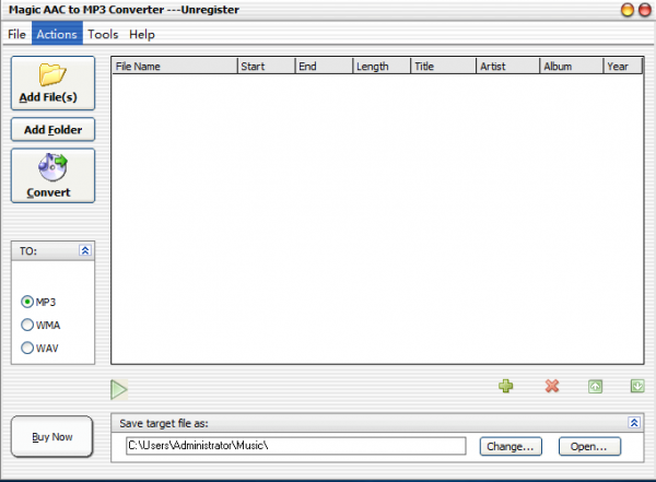 Magic AAC to MP3 Converter(AAC转MP3转换器) v3.72 官方版