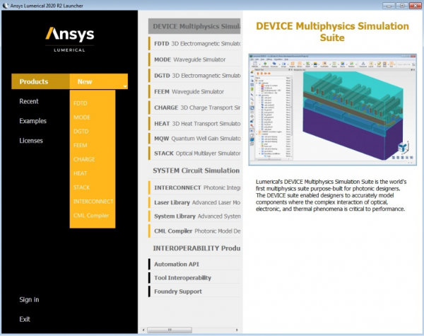 ANSYS Lumerical 2020 R2.4 x64 免费授权版(附激活补丁+安装教程)