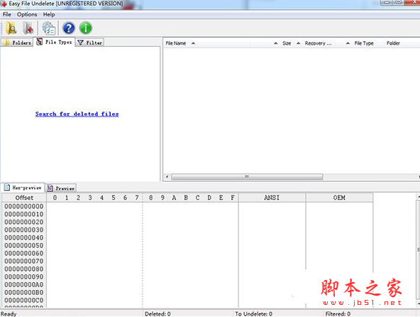 Easy File Undelete(文件恢复工具) v3.0 免费安装版