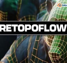 blender高级多边形自动拓扑插件RetopoFlow 4 V4.02 官方免费版