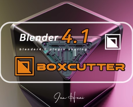 Blender超强硬表面建模插件Blender Market BoxCutter v7.20.8.5c + HardOps 官方版