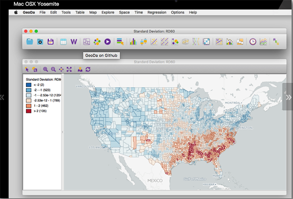 GeoDa(空间数据分析软件) for Mac V1.14.0.4 苹果电脑版