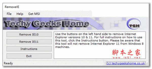 RemoveIE(ie11卸载工具) v3.4 绿色免费版