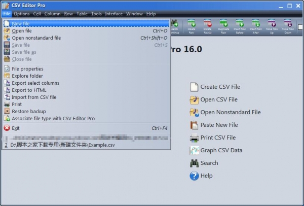 CSV Editor Pro(支持排序/过滤/多行编辑等) v16.0 免费版 附激活补丁+激活教程