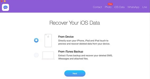 iPhone Message Recovery(数据备份恢复软件)for mac V2.4.2 苹果电脑版