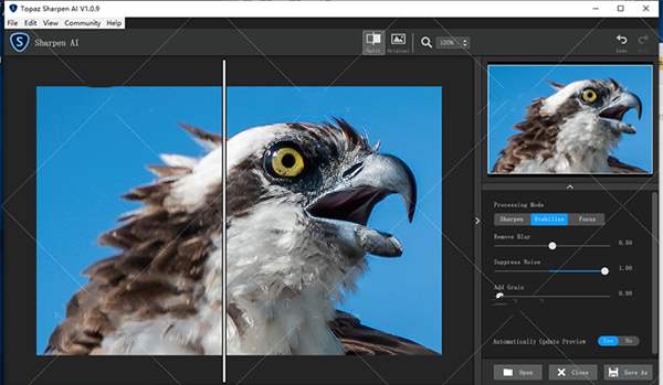 Topaz Sharpen AI 2019(ps人工智能清晰锐化插件) V1.1.3 免费安装版