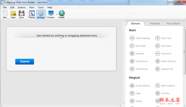 CoffeeCup Web Form Builder(网页表单制作软件) v2.9 免费特别版