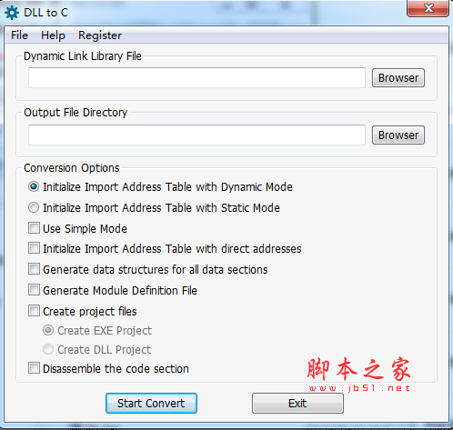 DLL to C(可怕的DLL反编译工具) v3.04 官方免费绿色版(附使用方法)