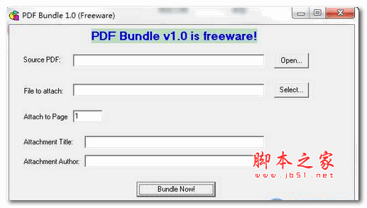 PDF附件工具(PDF Bundle) v2.0 安装免费版