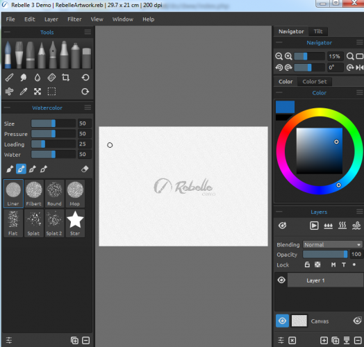 Rebelle 3(水彩画艺术绘画工具) V3.0.3 最新绿色版