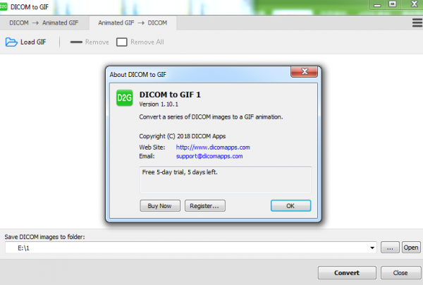 DICOM转gif(gif转DICO) V1.10.1 最新安装版