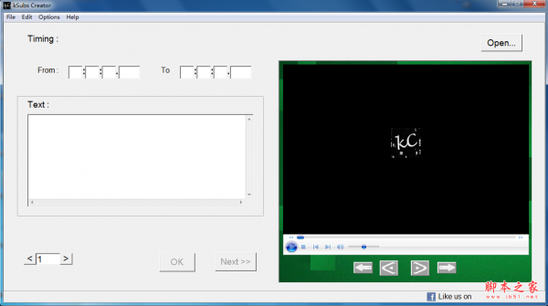 kSubs Creator(字幕制作) v1.0 绿色免费版