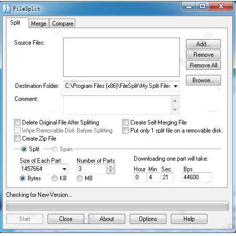 文件分割器(FileSplit) v2.34 官方安装版