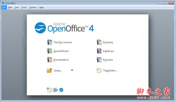 apache openoffice 4(开源办公软件套件) v4.15 官方免费安装版(附语言包)