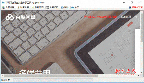邓西百度网盘批量分享工具 v1.0 bulid0905 绿色免费版