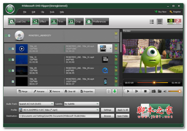 4Videosoft DVD Ripper(dvd抓取软件) v5.2.50 官方多语安装版