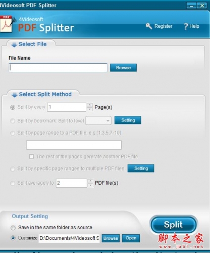 PDF分割器(4Videosoft PDF Splitter) V3.0.38 官方免费安装版