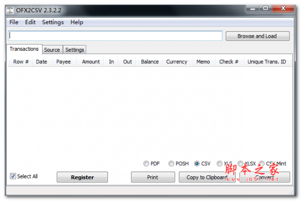 OFX2CSV(格式转换) V2.3.2.2 免费安装版